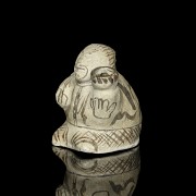 Small Asian ceramic figurine ‘Personage’, 20th century