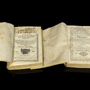 Collection of six books ‘Crónica Seráfica’ 17th-18th century