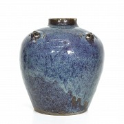 Large glazed pottery vessel, 20th Century