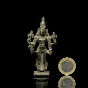 Small bronze deity, 19th century