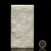 White jade plaque 