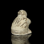 Small Asian ceramic figurine ‘Personage’, 20th century