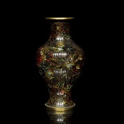 Cloisonné vase ‘Flowers’, 20th century