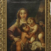 Follower of Vicente López Portaña (1772-1850) ‘Virgin with Child and Saint John the Baptist’