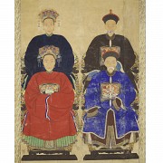 Asian painting ‘Imperial Portrait’, Qing dynasty