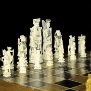 Ivory chess set, 20th Century - 5