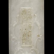 White jade plaque 