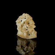 Carved jade figurine ‘Resting Deer’, Qing dynasty