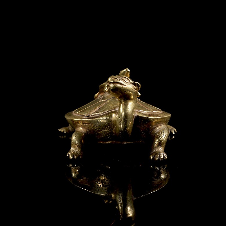 Figura de bronce 