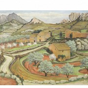 J. M. B. (20th century) ‘Rural landscape’