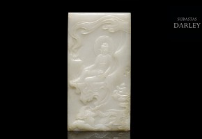 White jade plaque 