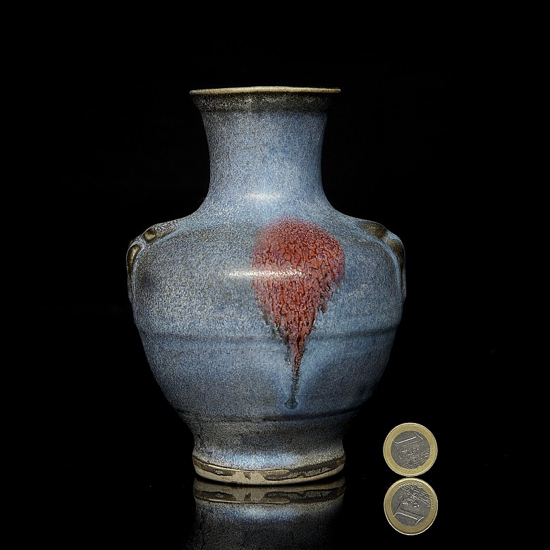 Small Junyao ceramic vase, 20th century - 9