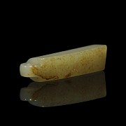 Small carved jade pendant, 20th century