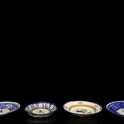 Four decorative Manises pottery plates, 20th century - 7