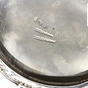 A fine 19th century, dutch silver bread basket, 934 sterling.