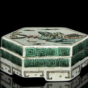 Cajas de porcelana esmaltada, China, S.XX