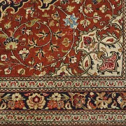 Persian silk carpet, 19th-20th century