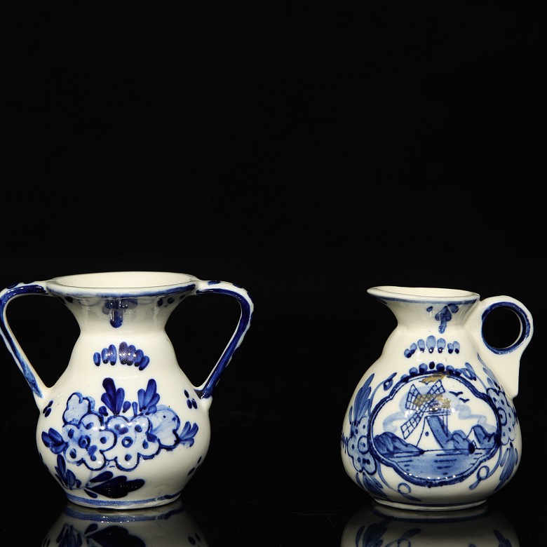 Two German porcelain vessels - 13