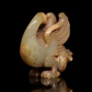 Jade carving ‘Goose’, Han dynasty