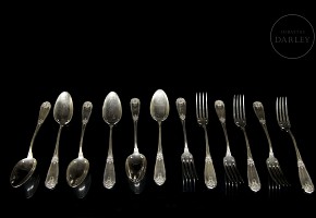 Armand Frenais (1877-1927) ‘Cutlery set’, 20th century