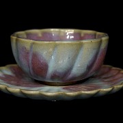 Junyao ceramic bowl and plate, 20th century - 7