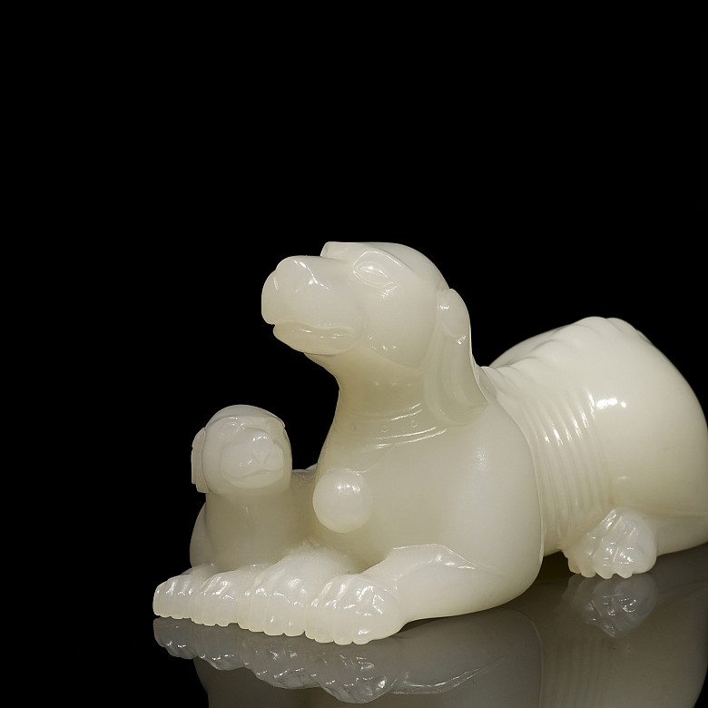 White jade figure 