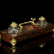 Boulle marquetry scribe's office, 19th century