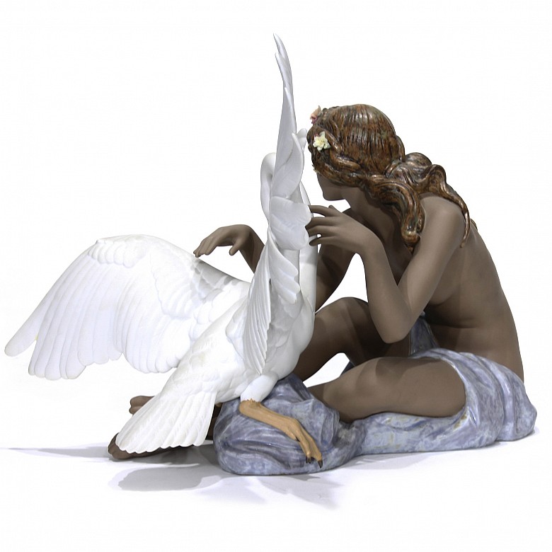 Lladró “Leda y el cisne”