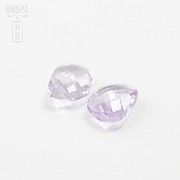 Amethysts couple 12.50cts - 1