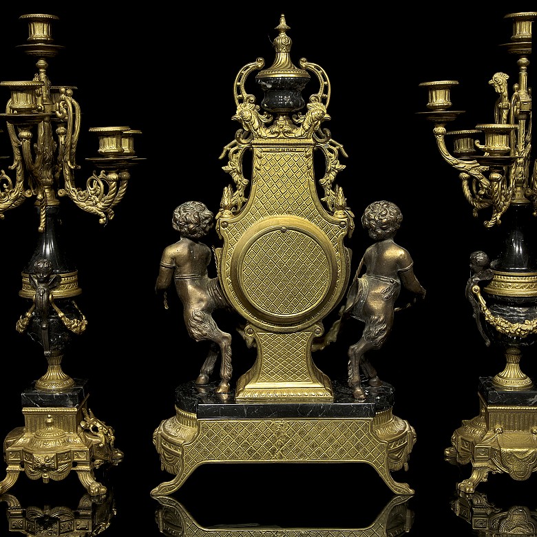 Louis XVI style, hinged clock, 20th century