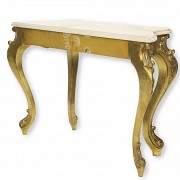 Low console-shaped table, 20th century