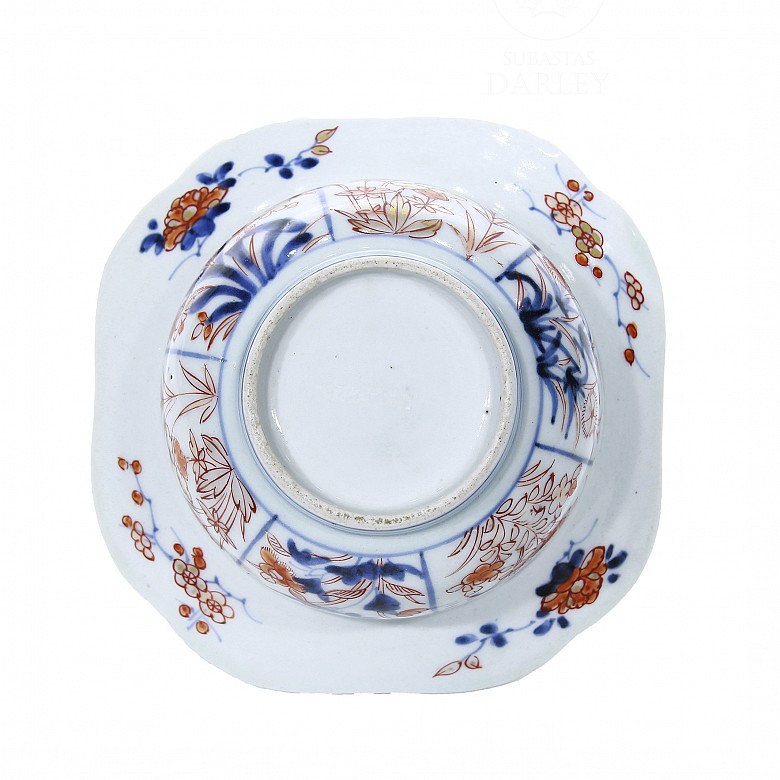 Recipiente de porcelana japonesa esmaltada