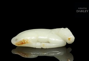 Carved jade figure 