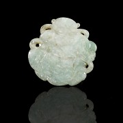 Small jadeite ‘Child’ pendant, Qing dynasty