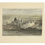 Set of engravings of Madrid, 19th century