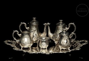 Silver coffee set, 20th century