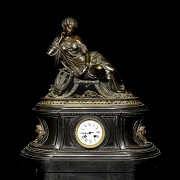 Gautier Eviteur ‘Bronze table clock’, late 19th century