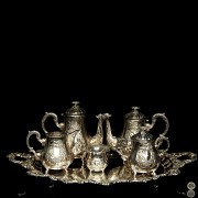 Silver coffee set, 20th century