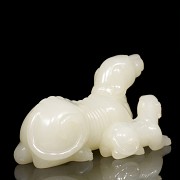 White jade figure 