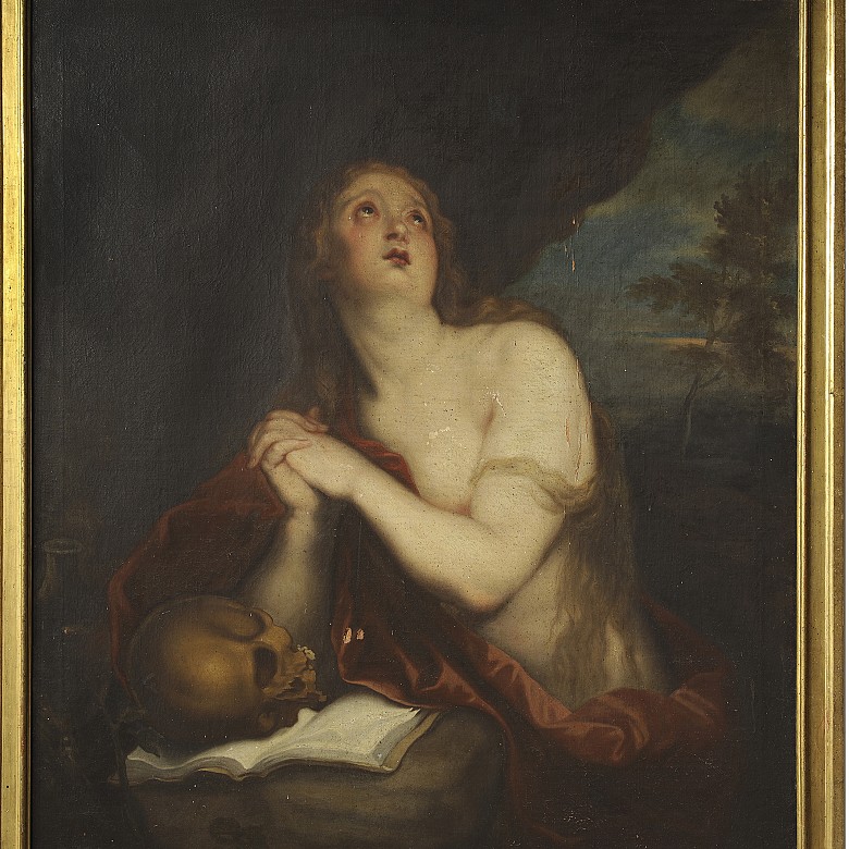 19th century Flemish School ‘Penitent Magdalene’ - 1