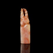 Shoushan ‘Buddha's Hand’ stone seal, Qing dynasty