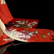 Kimono japonés de dama, finales s.XX