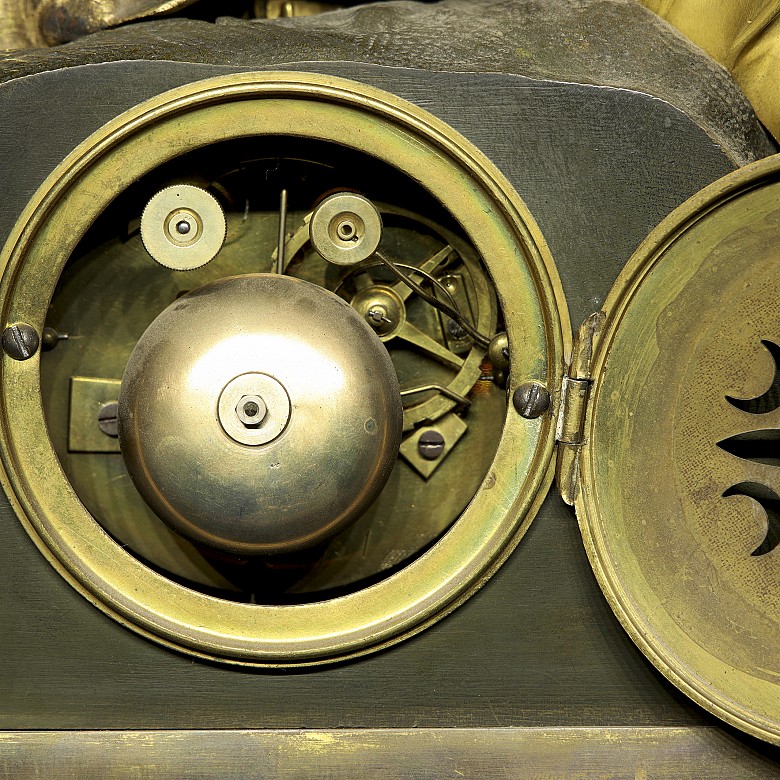 Napoleon III table clock, France 19th century