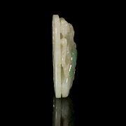 Carved jadeite pendant ‘Monkey’, Qing dynasty