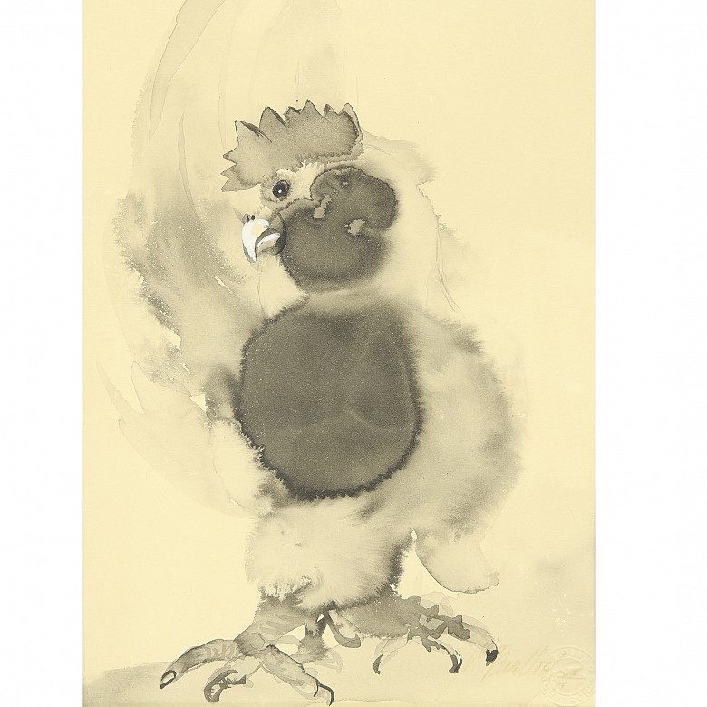 Ramón Puig Benlloch (1929 - 2015) ‘Hen and chick’ - 3