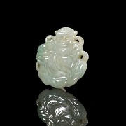 Small jadeite ‘Child’ pendant, Qing dynasty