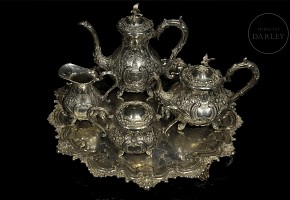 James Dixon and Sons English tea set, early 20th Century