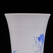 Blue and white porcelain vase “Heavenly Garden”, Qing dynasty