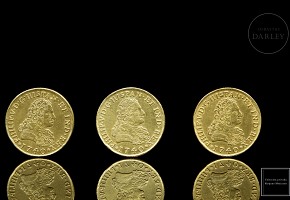 Tres Monedas de oro 