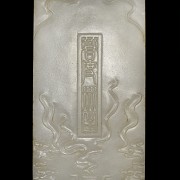 White jade plaque 